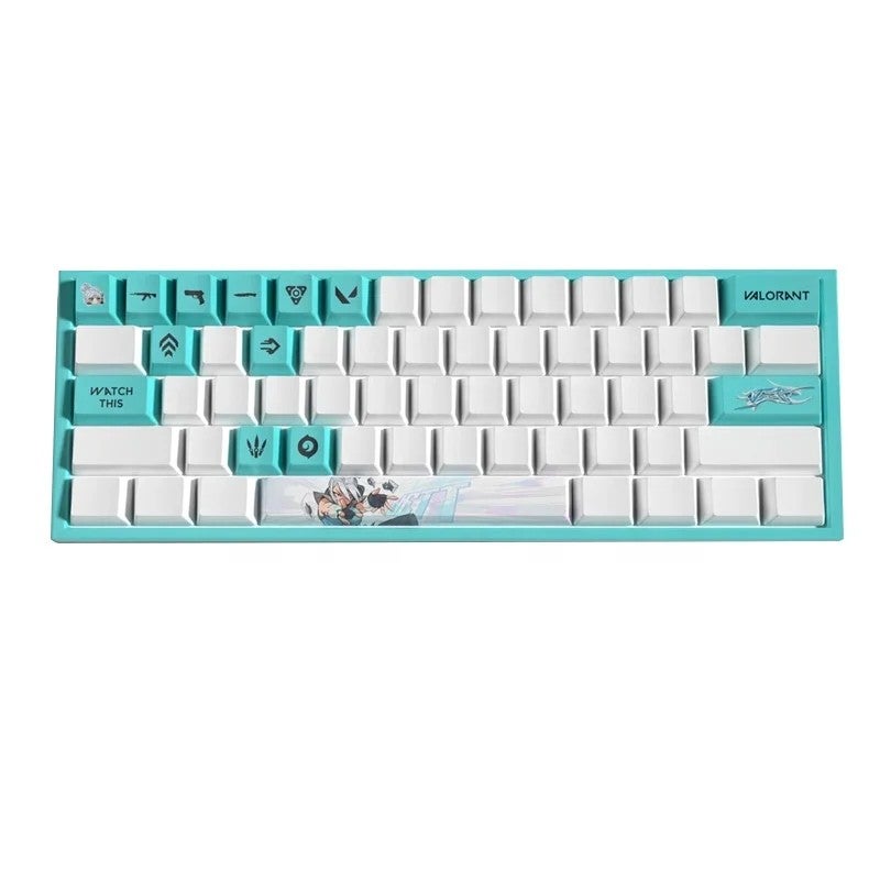 Y&D أزرار مفاتيح PBT ذات طابع فالورانت الشهير - مجموعة 14 مفتاح - ترقية لوحة المفاتيح للألعاب - تصميم شيري - Image 2